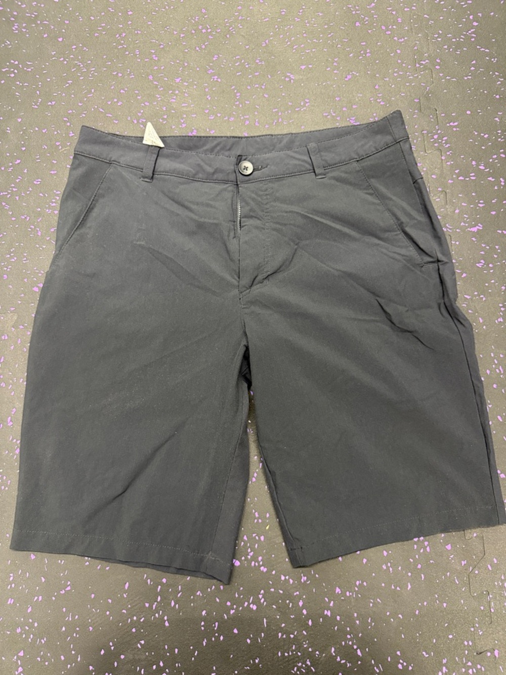 Oakley Men's Black Flat-Front Performance Shorts
